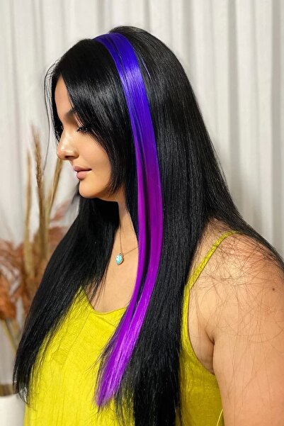 little Luv Лилаво омбре синьо - прави клипсови странични удължители