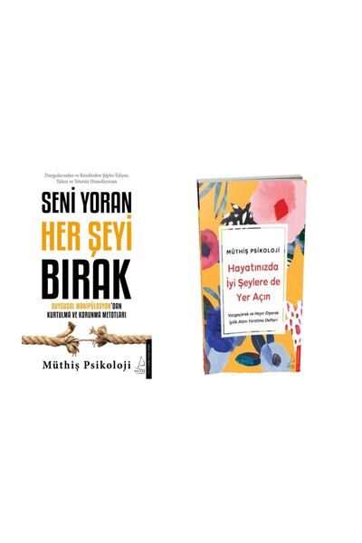 Destek Yayınları Seni Yoran Her Şeyi Bırak + Müthiş Psikoloji Defteri