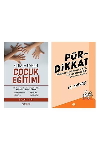 Yüzleşme Yayınları Fıtrata Uygun Çocuk Eğitimi/ Pür Dikkat (2 Kitap Set)