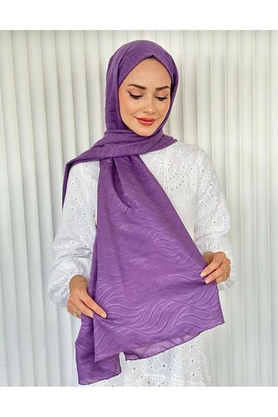 Misa Bamboo Patterned Shawl Jacquard