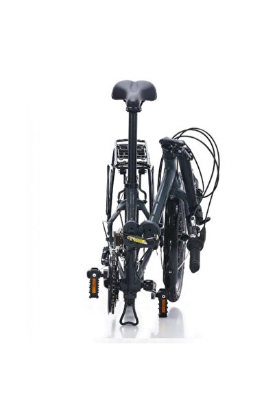 Carraro Flexi 121 Katlanır Bisiklet 21 Vites Mat Antrasit Gri-bakır