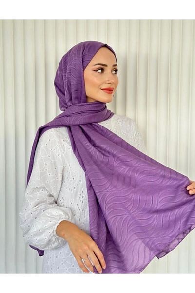 Misa Bamboo Patterned Shawl Jacquard