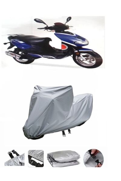 wovex مشمع دراجة نارية Ramzey Rmz 100-c - الحقيبة الخلفية غير متوافقة