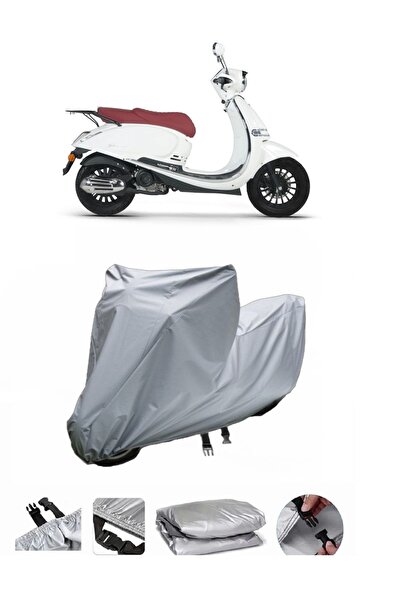 wovex Rks Galaxy Gold 125 - Compatible Motorcycle Tarpaulin and Back Bag