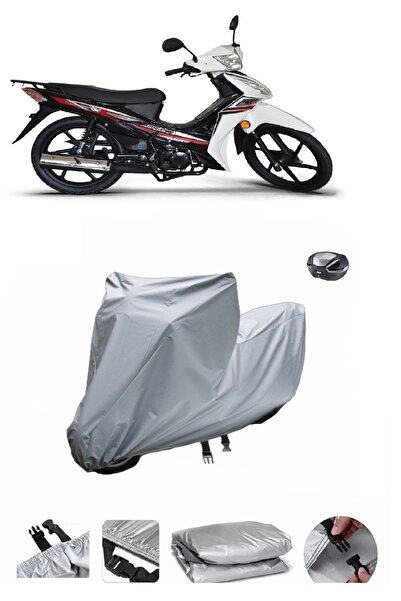 wovex Rks Next 100 - Compatible Motorcycle Tarpaulin and Rear Bag