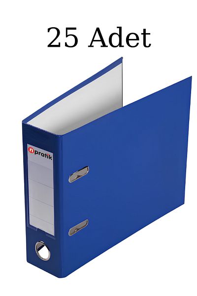 N'Pratik 25 bucăți din plastic ecologic - folder îngust de birou durabil și elegant