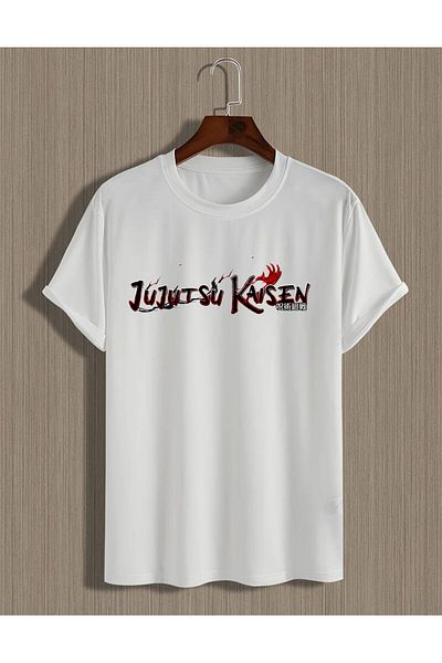 AEMİ Μπλουζάκι με τυπωμένο χαρακτήρα Anime Unisex Jujutsu Kaisen Sukuna - Loose Fit