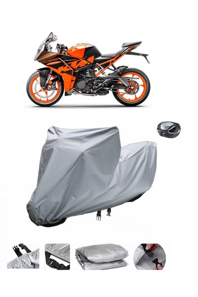 wovex غطاء دراجة نارية KTM 200 RC، متوافق مع حقيبة الخلفية