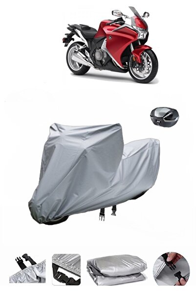 wovex Honda Vfr 1200 F - Rear Bag Compatible Motorcycle Tarpaulin