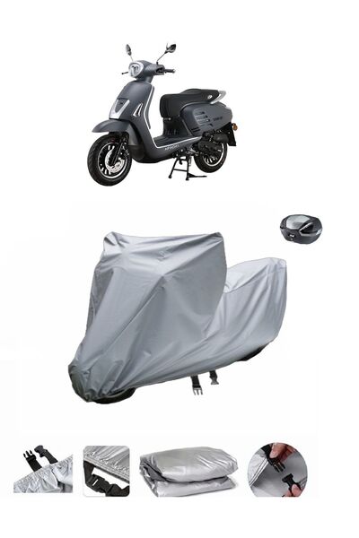 wovex Apachi True 50 Motorcycle Tarpaulin - Back Bag Compatible