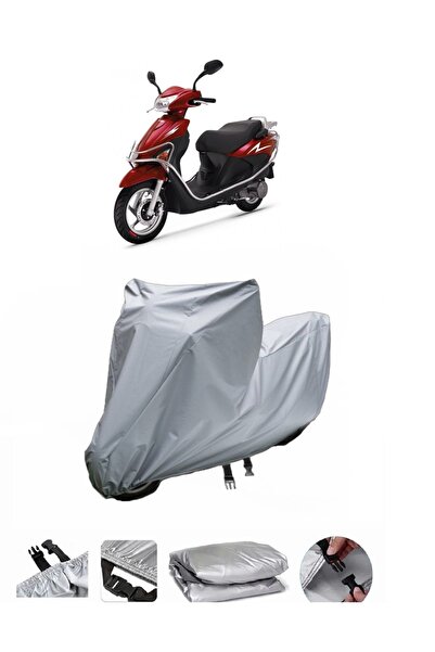 wovex Kuba Matrix 125 - مشمع دراجة نارية، الحقيبة الخلفية غير متوافقة