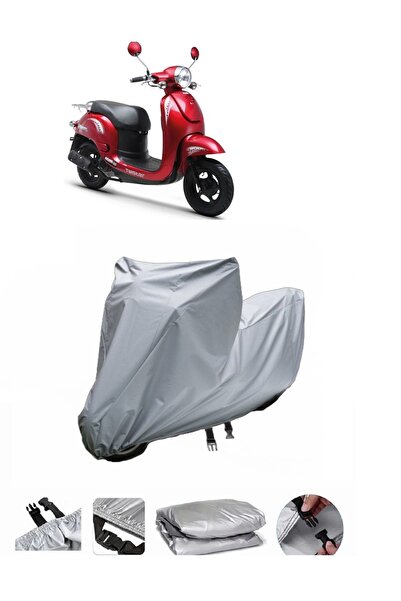 wovex Kuba Twister 50 - مشمع دراجة نارية، الحقيبة الخلفية غير متوافقة