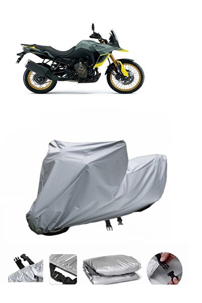 wovex سوزوكي V-strom 800 - مشمع الدراجة النارية، الحقيبة الخلفية غير متوافقة
