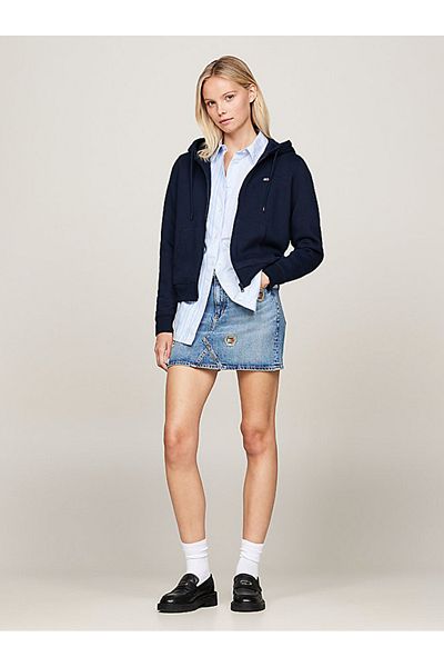 Tommy Hilfiger Drawstring Neck Zip-Thru Hoody