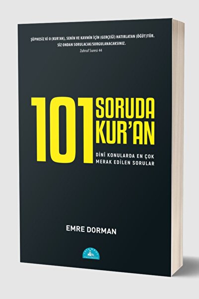 İstanbul Yayınevi Dini Cevaplar 101 Soruda Kur’an 2 Kitap Set Emre Dorman