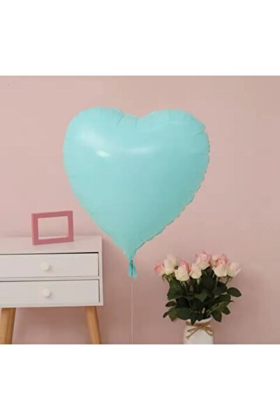 Partifabrik معكرون أزرق باستيل - بالون قلب