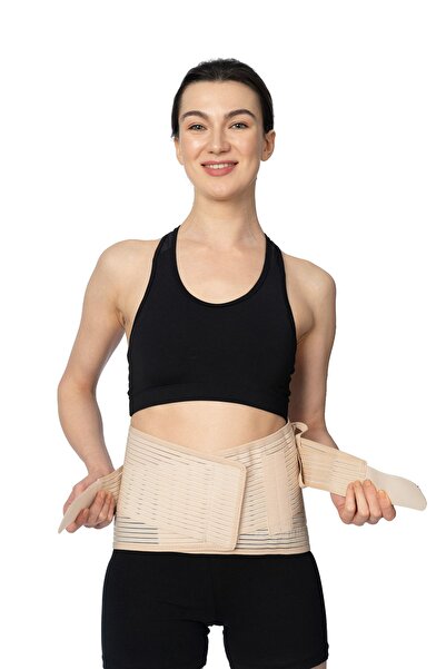 ORTOLİFE LUMBOSTAD ÇELİK BALENLİ KORSE (26 cm) Kemerli Std