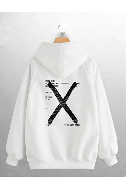 Massgai Just Rebel X Design Unisex Oversize kroj Sa kapuljačom Dukserica sa k...