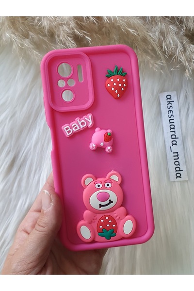 Aksesuarda Moda حافظة سيليكون متوافقة مع هاتف Xiaomi Redmi Note 10 - Note 10S