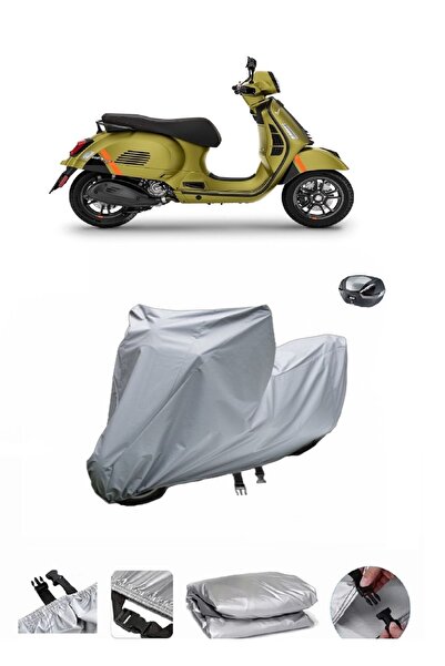 wovex Vespa Gts 300 - Motorcycle Tarpaulin, Rear Bag Compatible