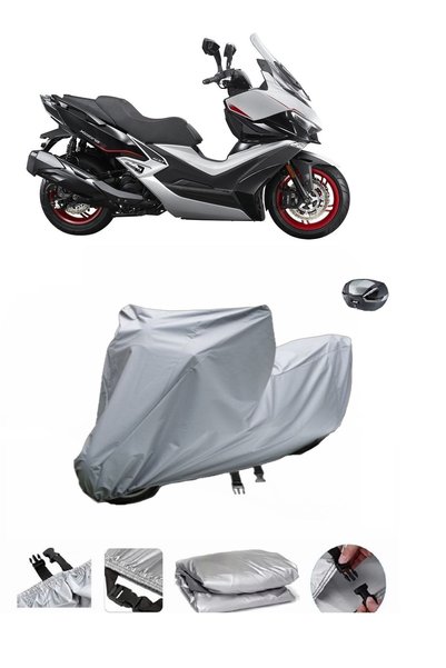 wovex The Kymco Xciting 400i Motorcycle Cover is not compatible with the rear...