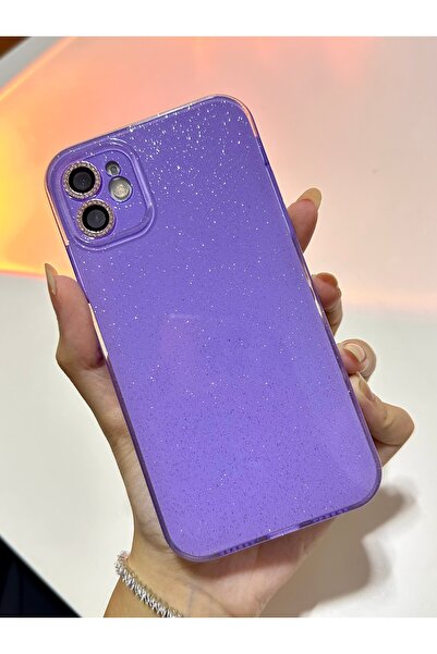 POWELL حافظة آيفون 11 من السيليكون باللون الفضي الممتص للصدمات باللون الأرجوا...