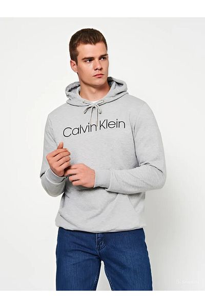 Calvin Klein Men's Cotton Logo Hoodie - Sweatshirt