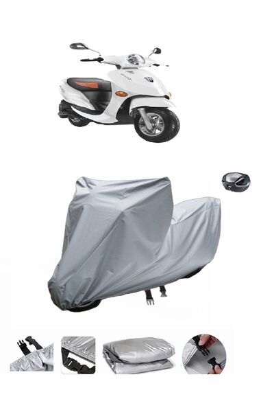 wovex Motor Vento 100 - متوافق مع القماش المشمع للدراجات النارية والحقيبة الخ...