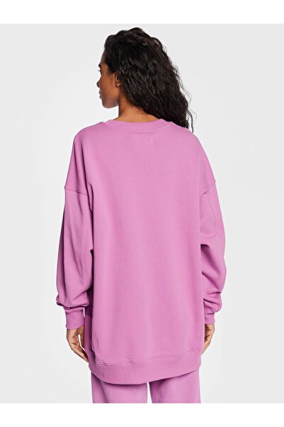 Calvin Klein CK Jeans Bluza J20J220421 Fioletowy SUPER OVERSİZED