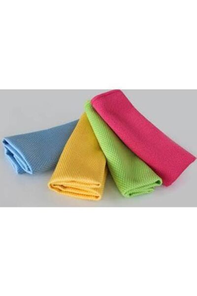 MicroFiber قماش تنظيف زجاجي بنمط البقلاوة من لوكس ميكروفايبر 40*40 (عبوة واحدة)