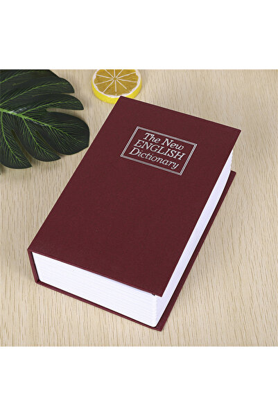 Sarego Kitap Tasarımlı Kasa Kumbara Anahtarlı Gizli Para Kasası Kilitli Atm Özel Yapım