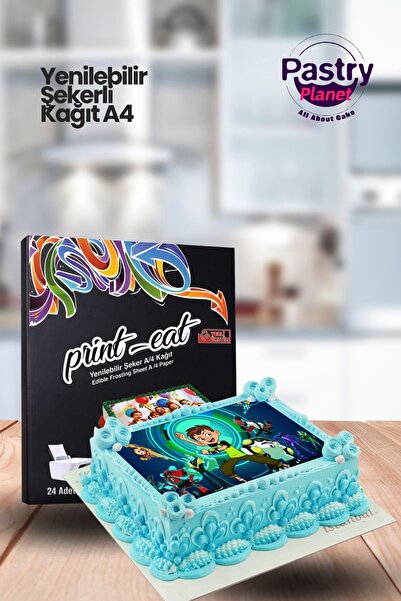 PRİNT-EAT Yenilebilir Şekerli Kağıt A4 (Slim Kağıt)