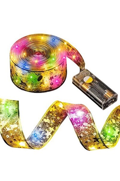 sgeteknoloji Yılbaşı 5 M Rgb Şerit Led Ağaç Süsü Ev Dekorasyon Düğün Doğum Günü Aydınlatma