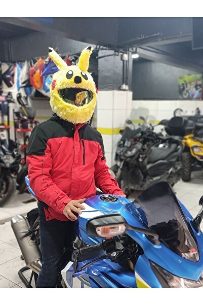 Crystal Palace Peluş kask kılıfı, kask süsü kask kask süsü motorsiklet pika tarz kask motorsiklet kaskı kask kilifi