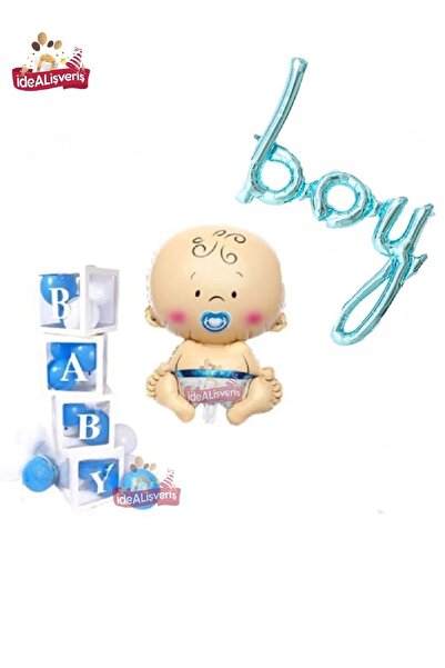 Bkmc Ekonomičan set za dekoraciju bolnice za dečaka - 4 kutije za bebe