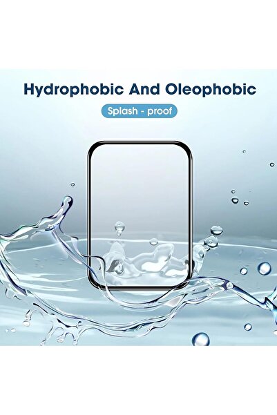 Fibaks Huawei Watch Fit 3 - Full Covering Curved Black Pet Watch Screen Protector