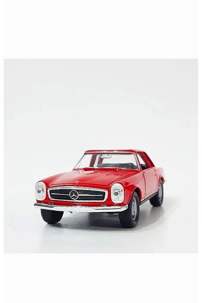 WELLY 1.36 ÖLÇEK WELLY MARKA LİSANSLI MERCEDES BENZ 230SL KIRMIZI RENK 12 CM