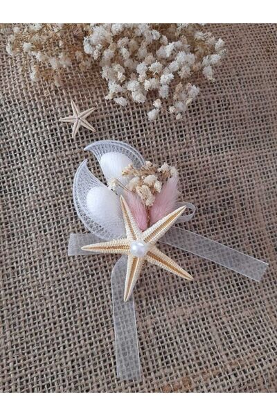 SANA ÖZEL HEDİYELİKLER Deniz Yıldızlı Söz Nikah Magneti 30 Adet