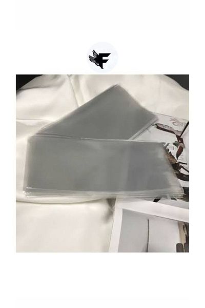FİGANLAR Transparent Bag Plain 10x20 100 Pieces Cookie Bag Gift Bag Cake Puff Bag