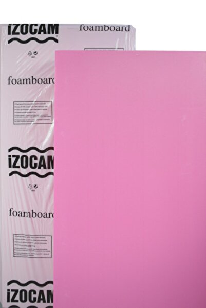 İzocam Foamboard Xps 2 Cm (20 ADET) / (14,40 M2) Tip 2000 Ekstrude Polistren Isı Yalıtım Plakası