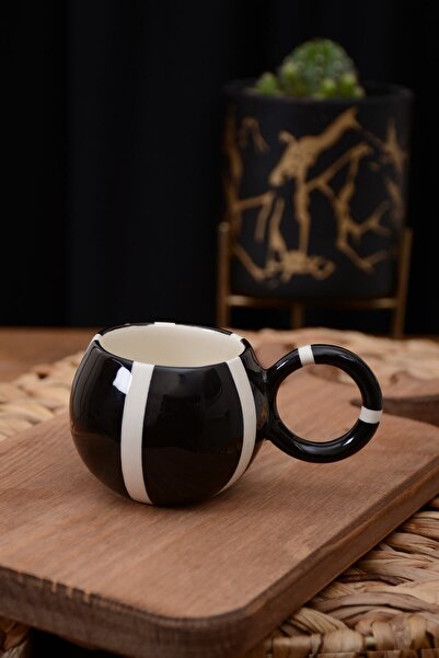 veraev Handmade Ceramic Mug Cup Mug Double Turkish Coffee