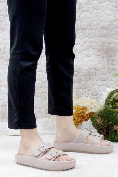 Mehmet Mete Beach Sea Pool Slippers Light Comfortable Flexible Women's Slippers