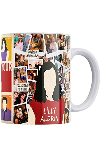 remonz How I Met Your Mother Lilly Photo Album Printed Porcelain Mug with Wooden Coaster Gift