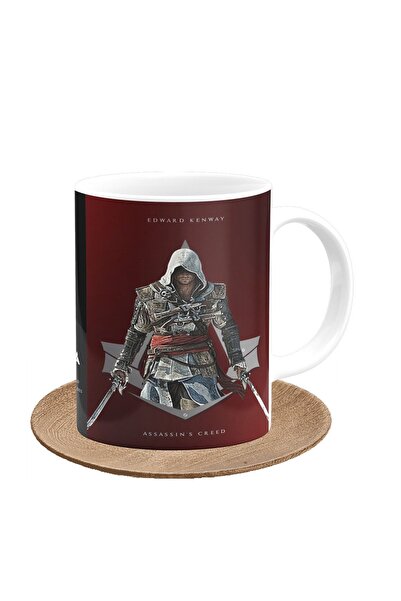 remonz Assassin's Creed Edward Kenway Specially Designed Printed Porcelain Mug for Actors