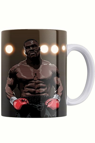 remonz Mike Tyson Double Sided Printed Porcelain Mug