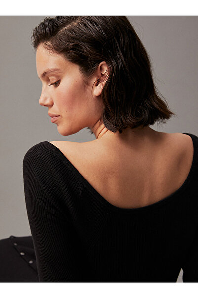 Calvin Klein Button-Through Jumper Dress