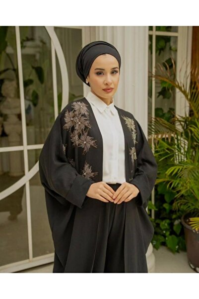 SHİROSA Πέτρινο Σετ διπλό κιμονό με λεπτομέρειες