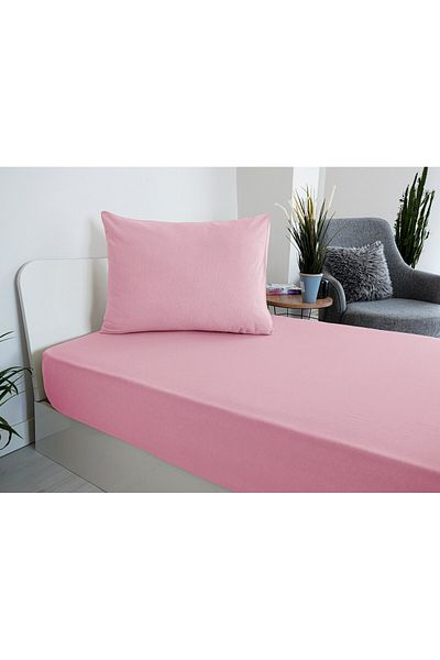 Sudemhome Cotton Single Fitted Sheet Set - 100x200 cm +30 cm Depth