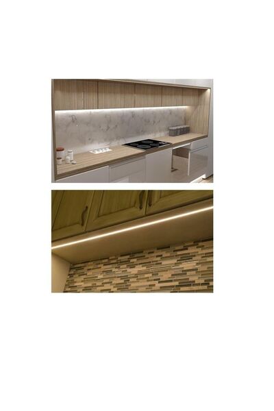 Sese Alüminyum Led Kanalı Köşe Profil Ve Beyaz Üst Kapak 1 Metre Boş Kasa (2 ADET YAN KAPAK DAHİL)