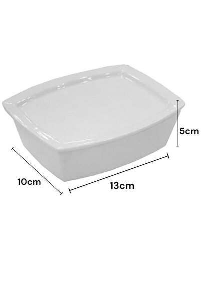 ALBETTO Breakfast Porcelain Sugar Bowl with Lid and Jam Bowl - 23986